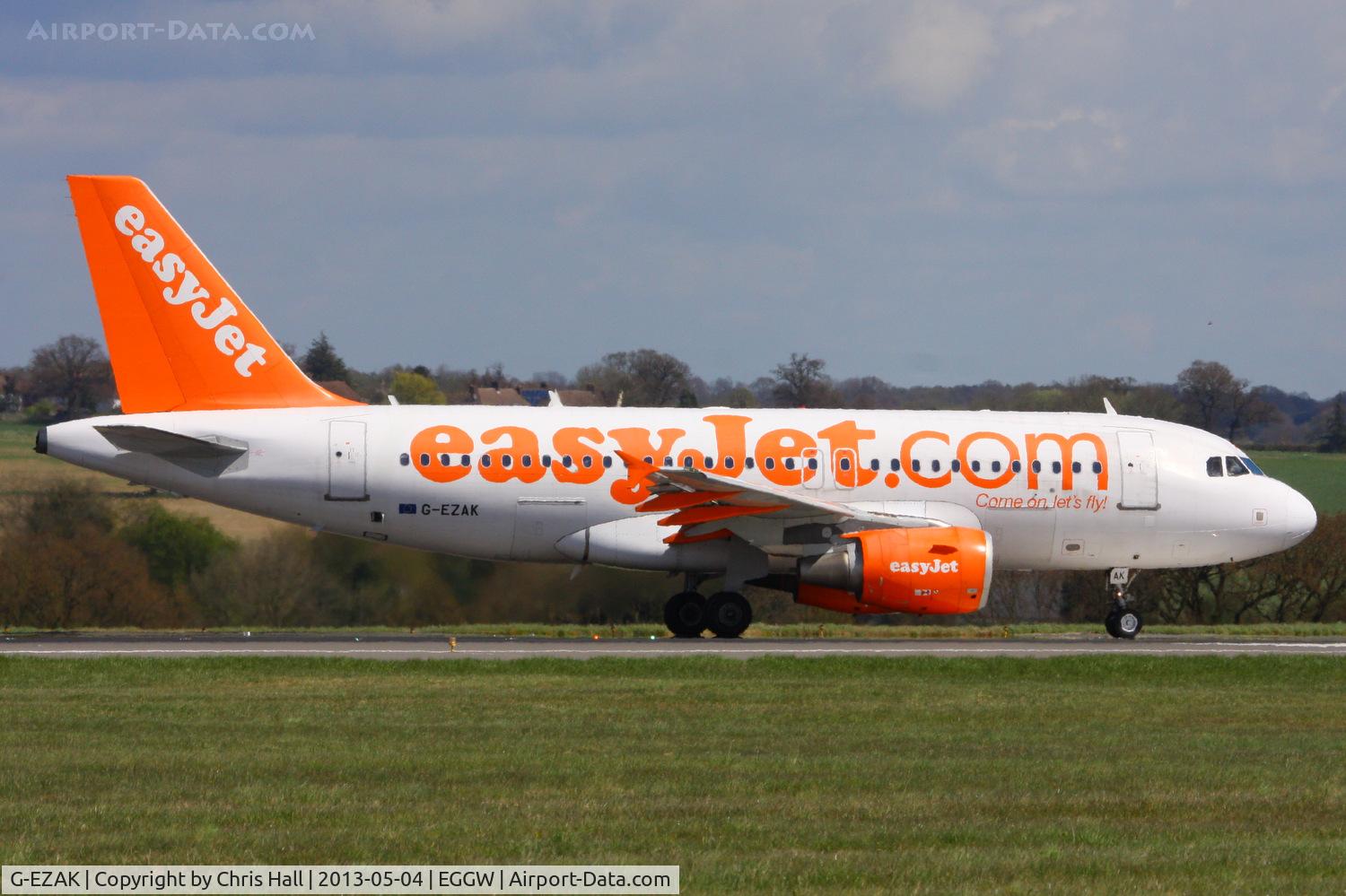 G-EZAK, 2006 Airbus A319-111 C/N 2744, easyJet