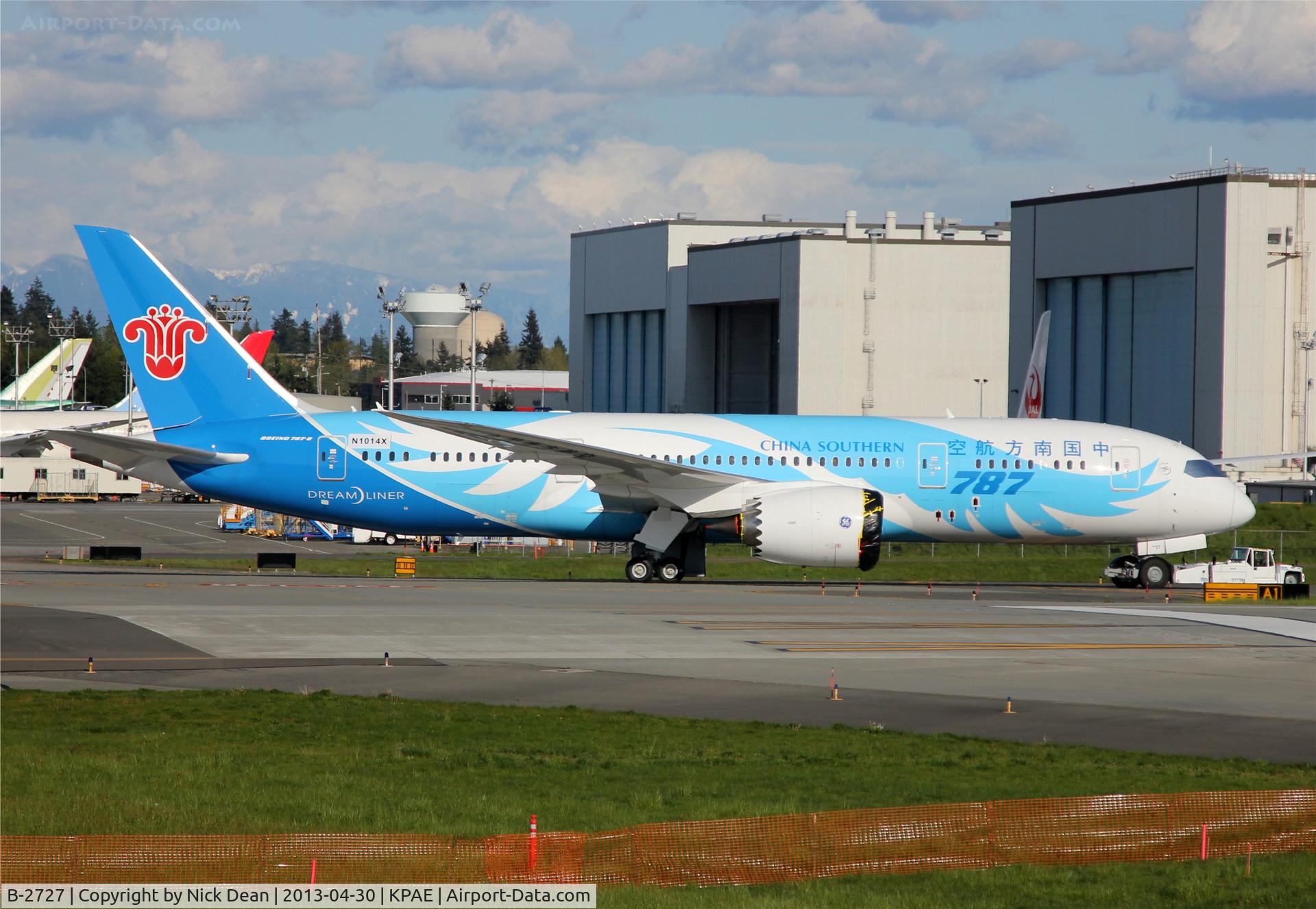 B-2727, 2012 Boeing 787-8 Dreamliner C/N 34925, KPAE/PAE