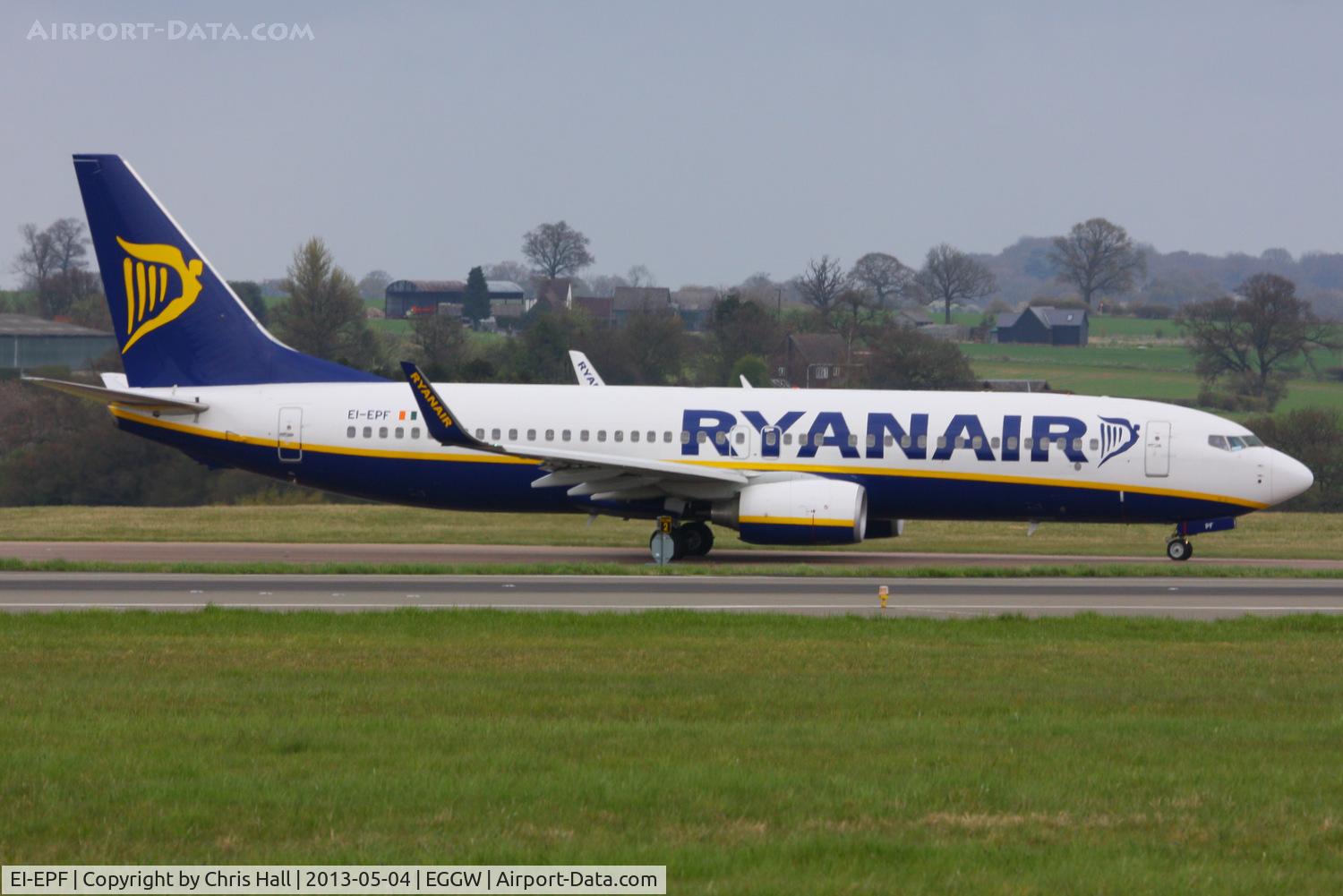 EI-EPF, 2011 Boeing 737-8AS C/N 40309, Ryanair