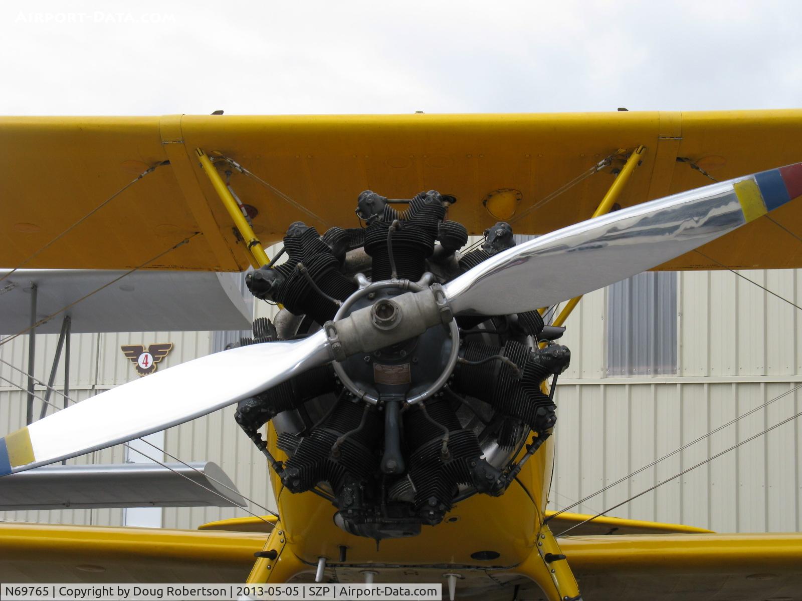 N69765, 1941 Boeing A75N1 (PT17) C/N 75-1044, 1941 Boeing Stearman A75N1 as Navy N2S-1, Continental W670 220 Hp, metal prop