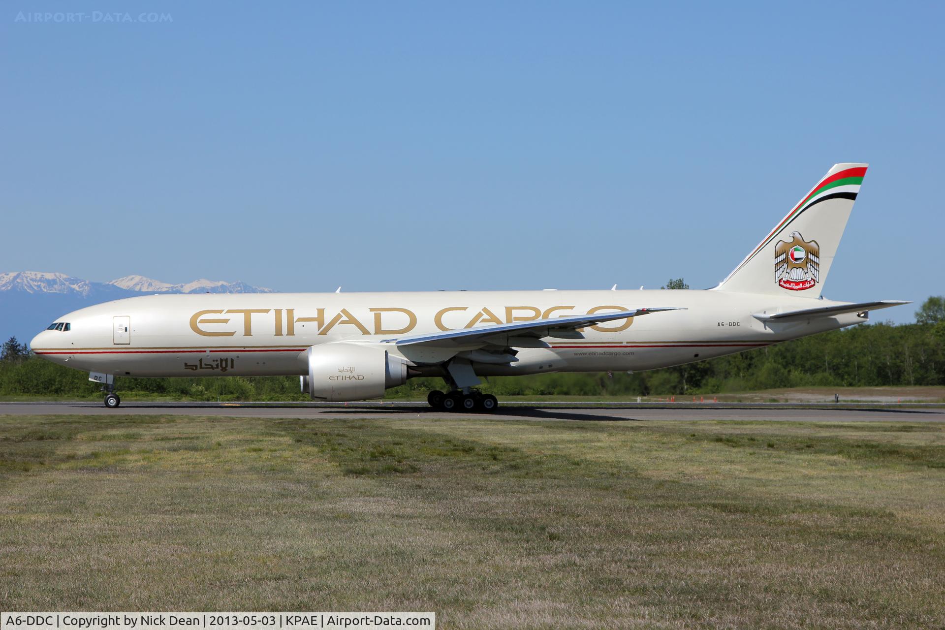 A6-DDC, 2013 Boeing 777-FFX C/N 39691, KPAE/PAE