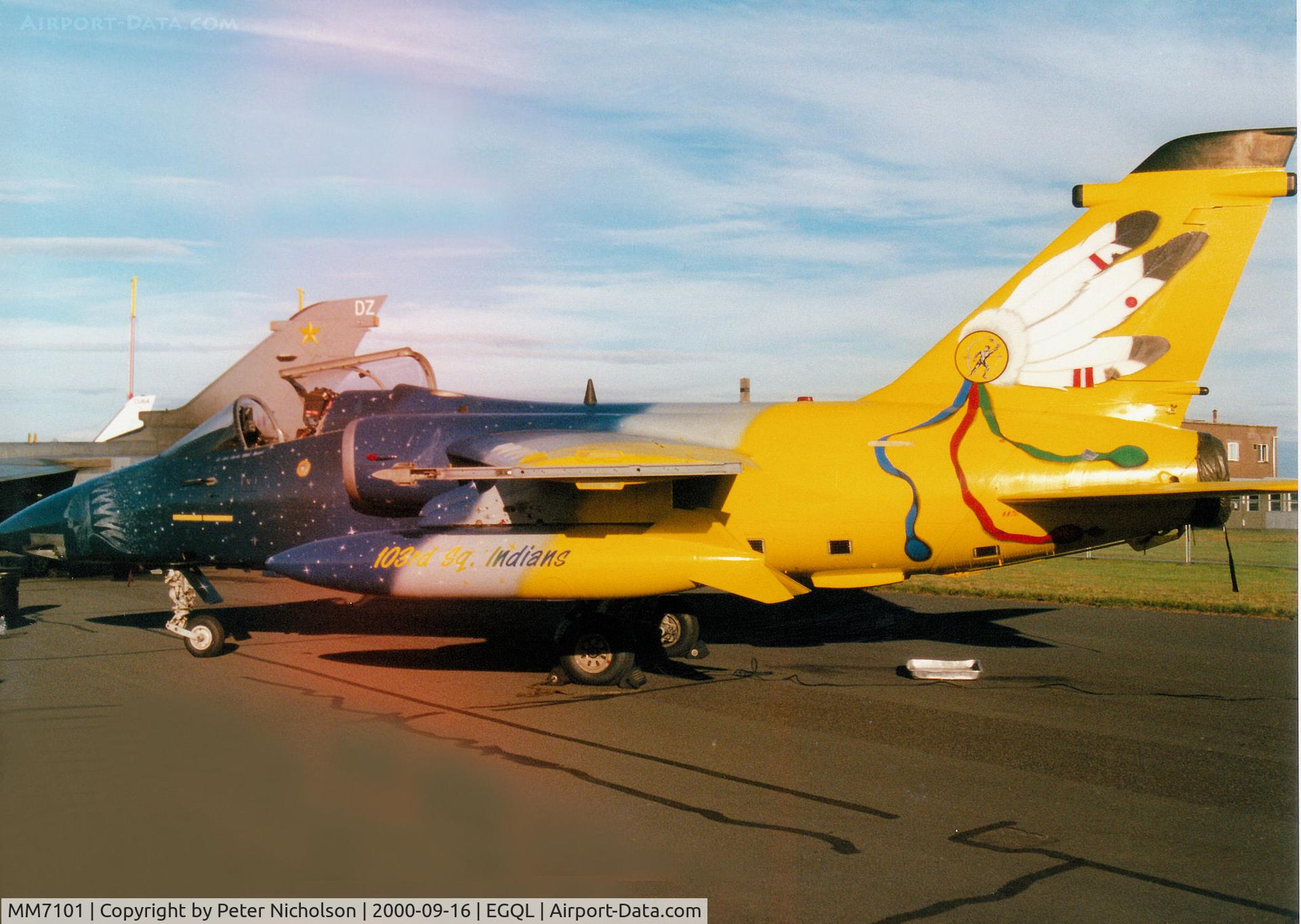 MM7101, 1989 AMX International AMX C/N IX013, AMX of 51 Stormo Italian Air Force on display at the 2000 RAF Leuchars Airshow.