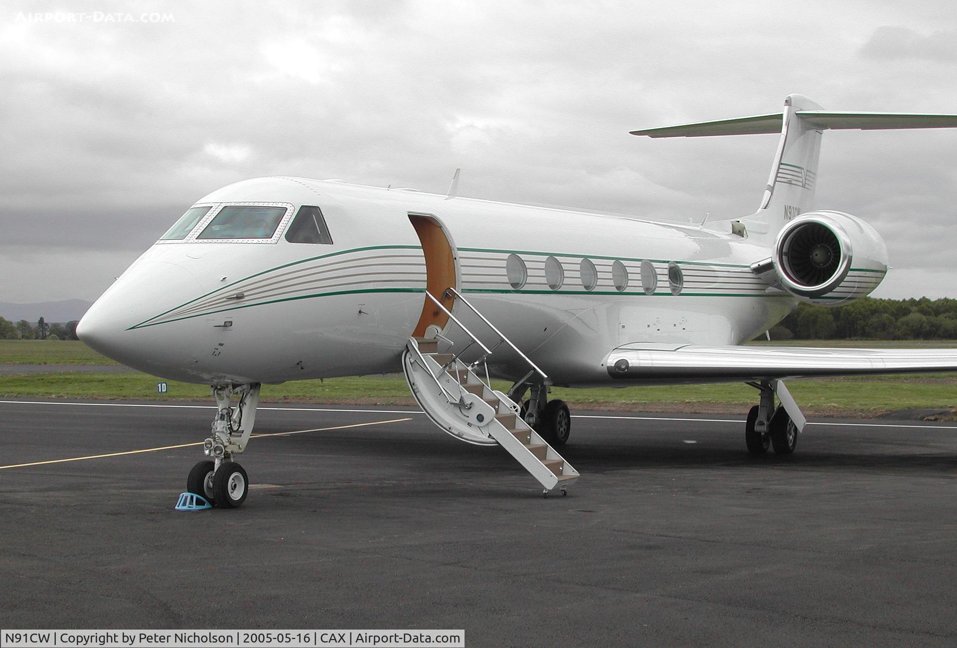N91CW, 1998 Gulfstream Aerospace G-V C/N 543, Another view of this Gulfstream V visitor to Carlisle in May 2005.