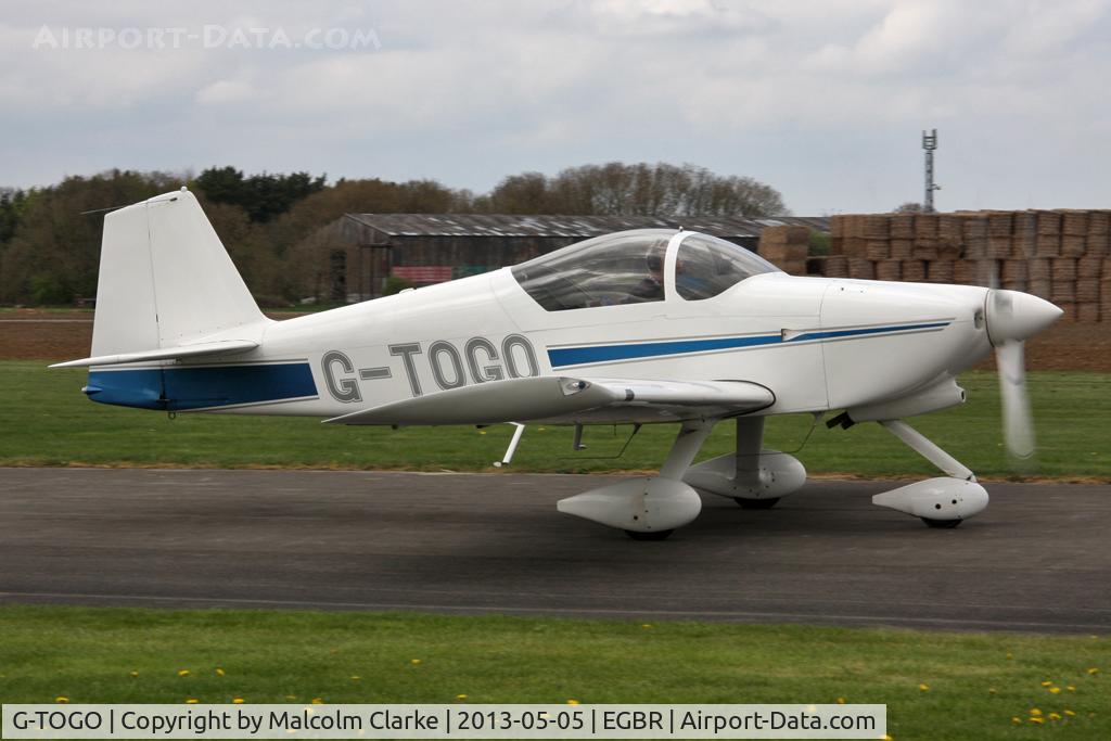 G-TOGO, 2003 Vans RV-6A C/N PFA 181A-13447, Vans RV-6A at The Real Aeroplane Club's May-hem Fly-In, Breighton Airfield, May 2013.