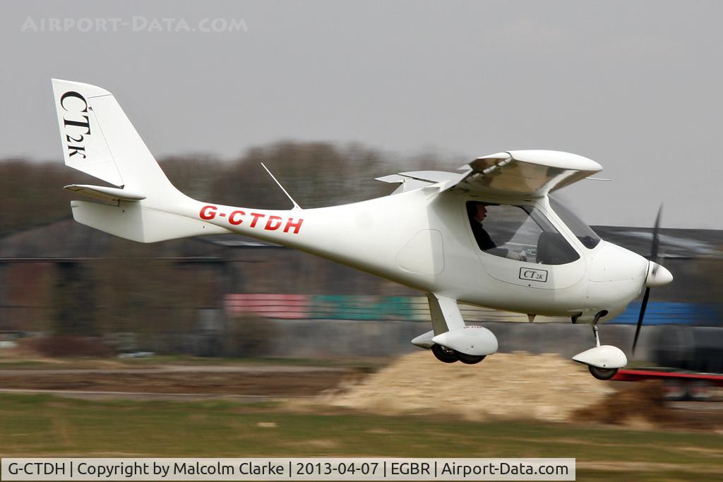 G-CTDH, 2003 Flight Design CT2K C/N 7939, Flight Design CT2K at The Real Aeroplane Club's Spring Fly-In, Breighton Airfield, April 2013.