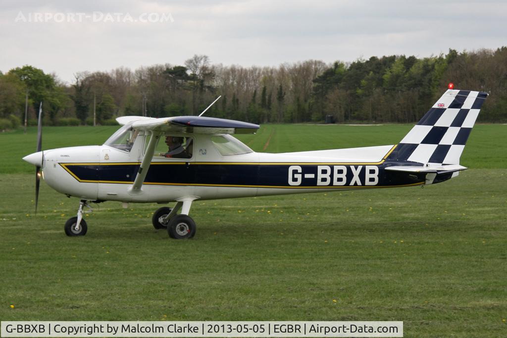 G-BBXB, 1974 Reims FRA150L Aerobat C/N 0236, Reims FRA150L Aerobat (modified) at The Real Aeroplane Club's May-hem Fly-In, Breighton Airfield, May 2013.