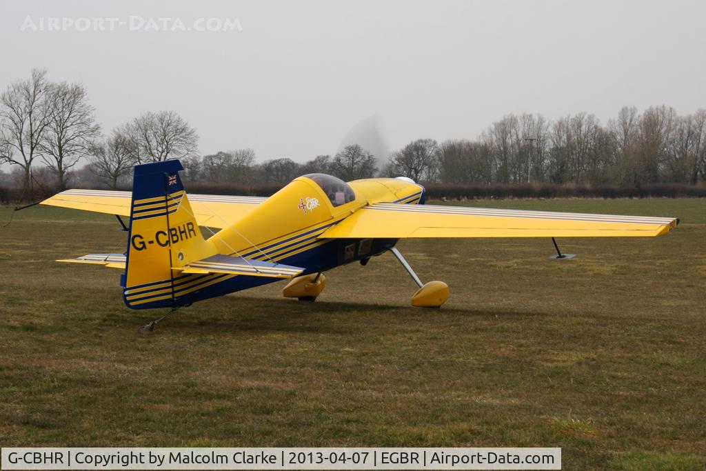 G-CBHR, 1993 Stephens Akro Laser Z200 C/N Q056, Laser Z200 at The Real Aeroplane Club's Spring Fly-In, Breighton Airfield, April 2013.