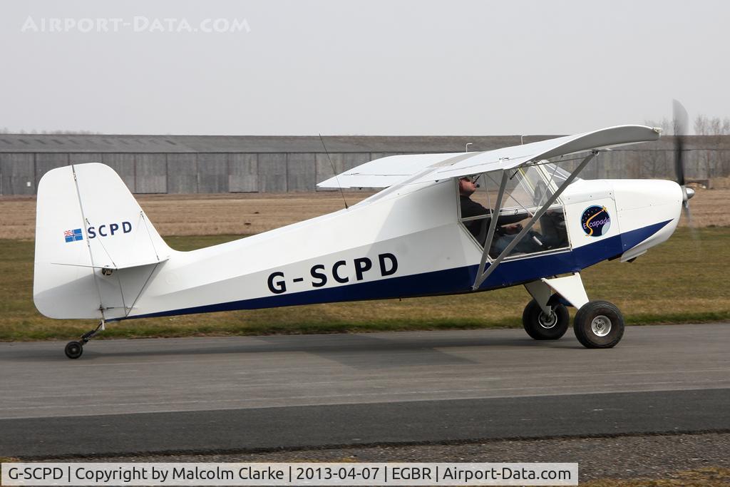 G-SCPD, 2004 Reality Escapade 912(1) C/N BMAA/HB/319, Reality Escapade 912(1), at The Real Aeroplane Club's Spring Fly-In, Breighton Airfield, April 2013.