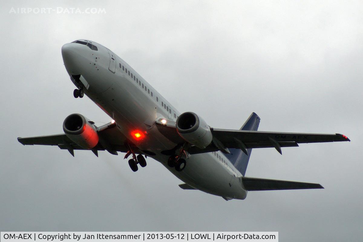 OM-AEX, 1992 Boeing 737-4Y0 C/N 25178, OM-AEX @ LOWL