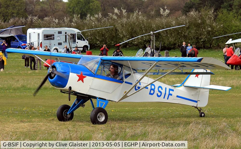 G-BSIF, 1993 Denney Kitfox MK2 C/N PFA 172-11889, Originally owned to, Junipa Sales (Aviation) Ltd in July 1990 and currently in private hands since June 2012.