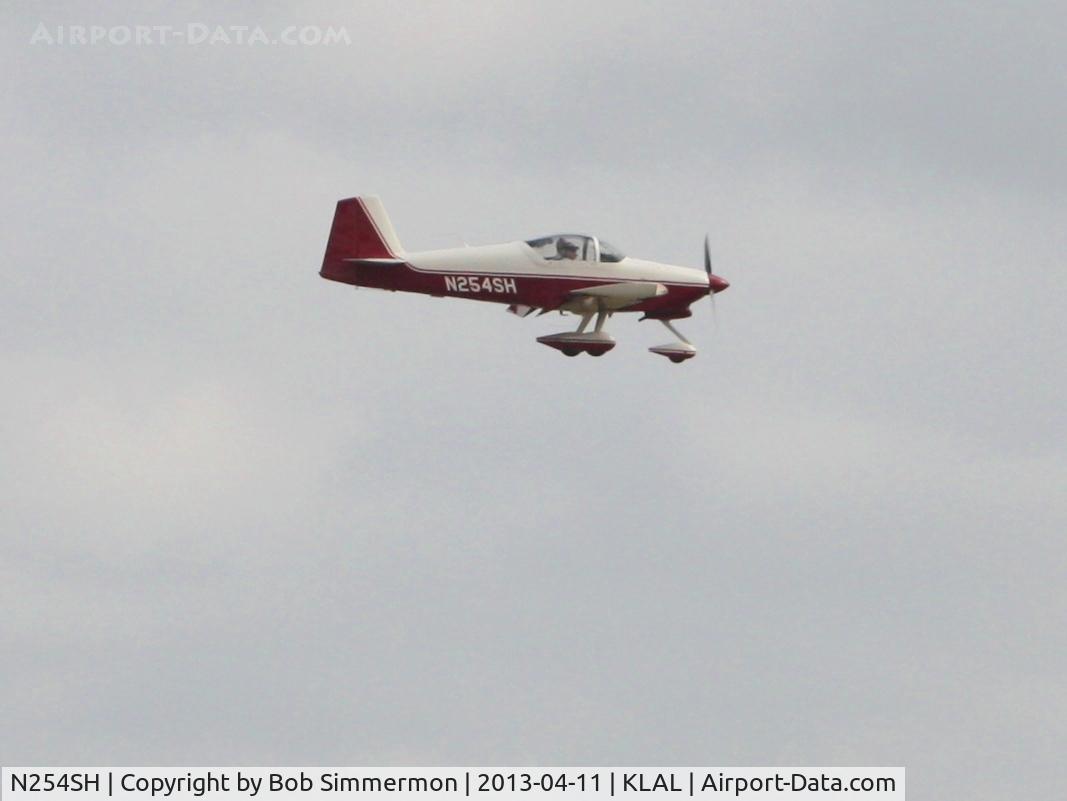 N254SH, 1997 Vans RV-6A C/N 24259, Arriving at Sun N Fun 2013 - Lakeland, FL