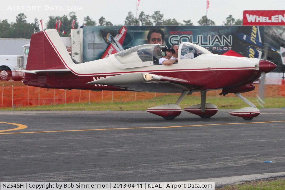 N254SH, 1997 Vans RV-6A C/N 24259, Arriving at Sun N Fun 2013 - Lakeland, FL