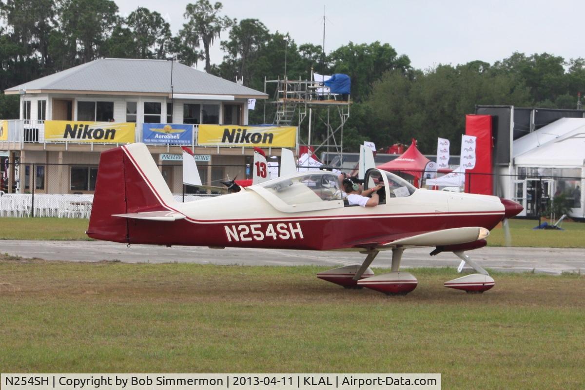 N254SH, 1997 Vans RV-6A C/N 24259, Arriving at Sun N Fun 2013 - Lakeland, FL