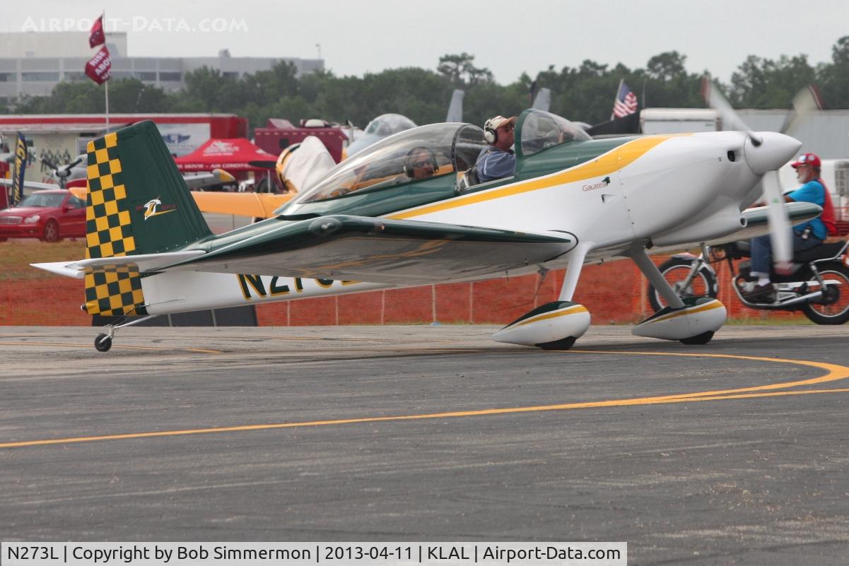 N273L, Vans RV-8 C/N 81666, Arriving at Sun N Fun 2013 - Lakeland, FL