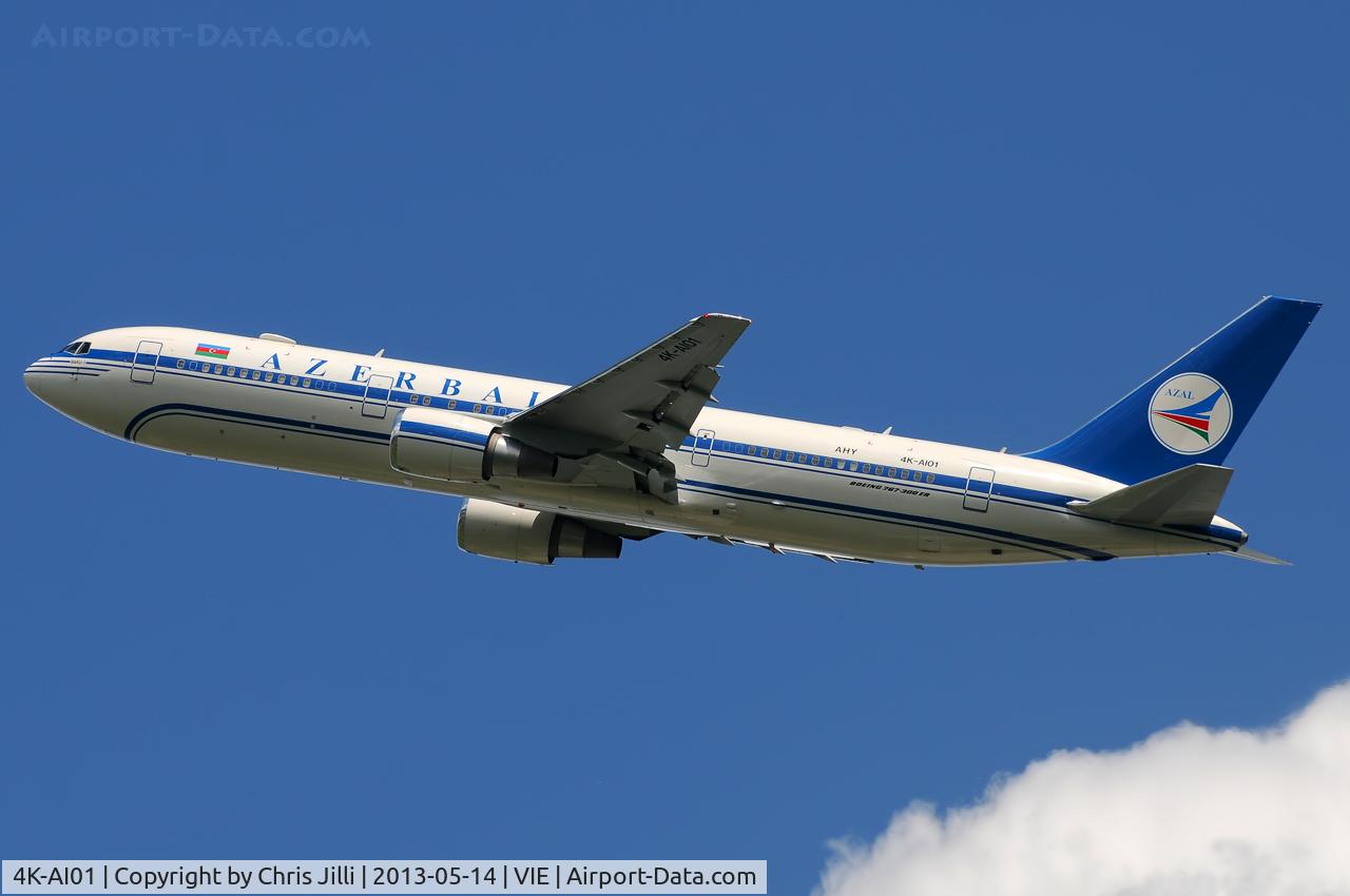 4K-AI01, 2010 Boeing 767-32L/ER C/N 40342, Azerbaijan Airlines