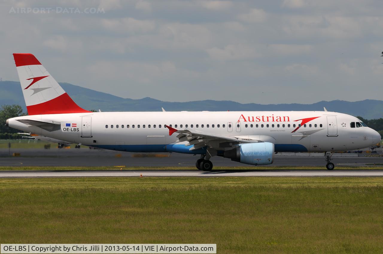 OE-LBS, 2000 Airbus A320-214 C/N 1189, Austrian Airlines