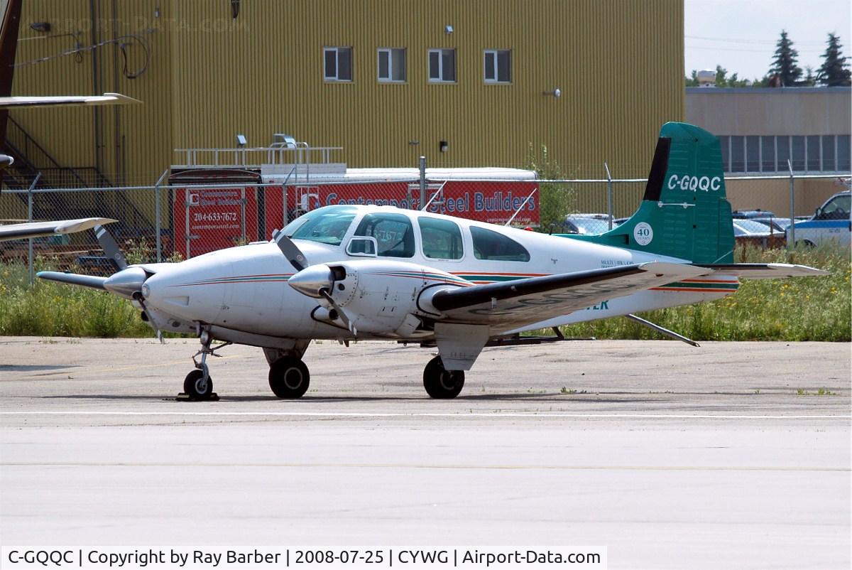 C-GQQC, 1966 Beech D95A Travel Air C/N TD-676, Beech D95A Travel Air [TD-676] Winnipeg-International~C 25/07/2008.