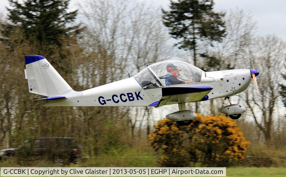 G-CCBK, 2003 Aerotechnik EV-97 Eurostar C/N PFA 315-14025, Originally and currently owned in private hands in February 2003