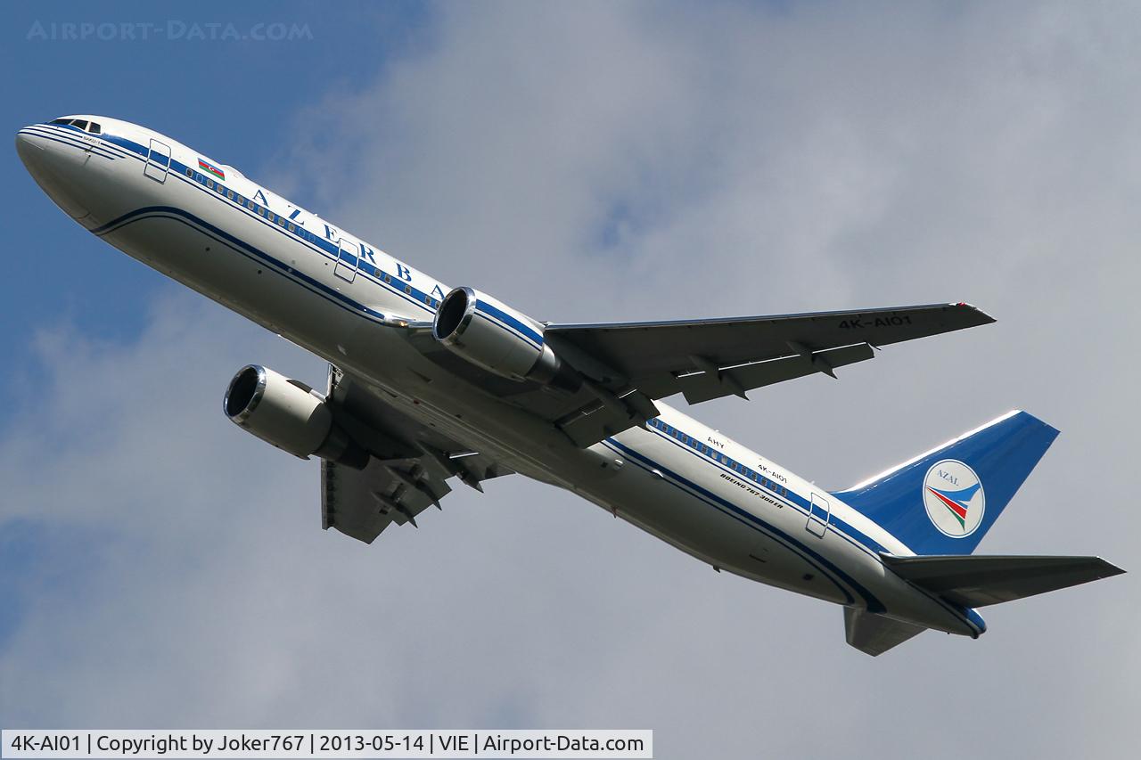 4K-AI01, 2010 Boeing 767-32L/ER C/N 40342, Azerbaijan Government