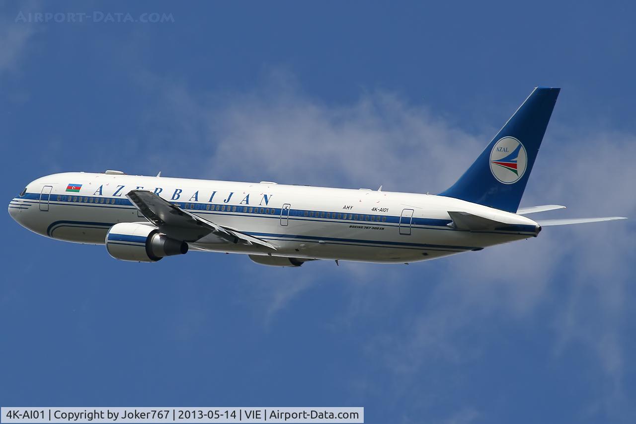 4K-AI01, 2010 Boeing 767-32L/ER C/N 40342, Azerbaijan Government