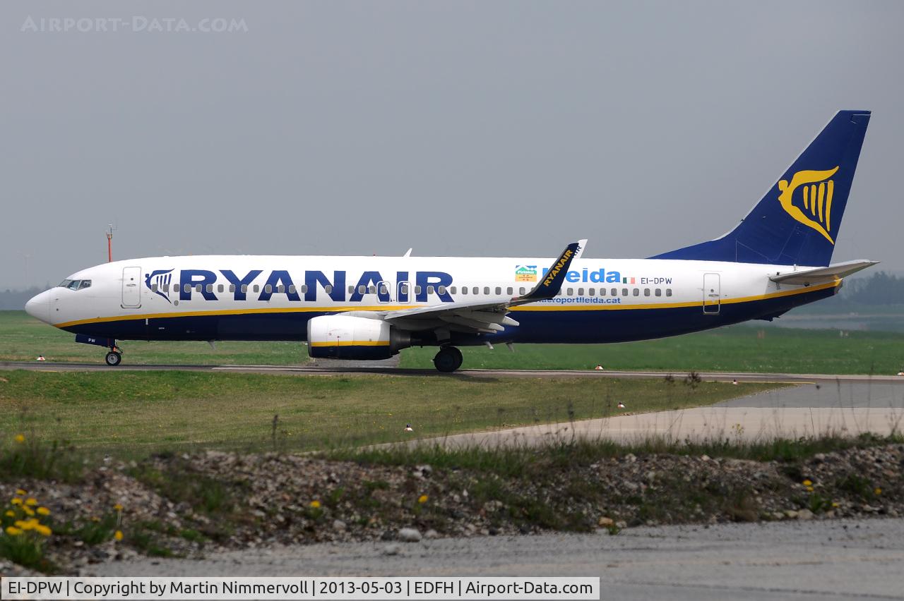 EI-DPW, 2007 Boeing 737-8AS C/N 35552, Ryanair
