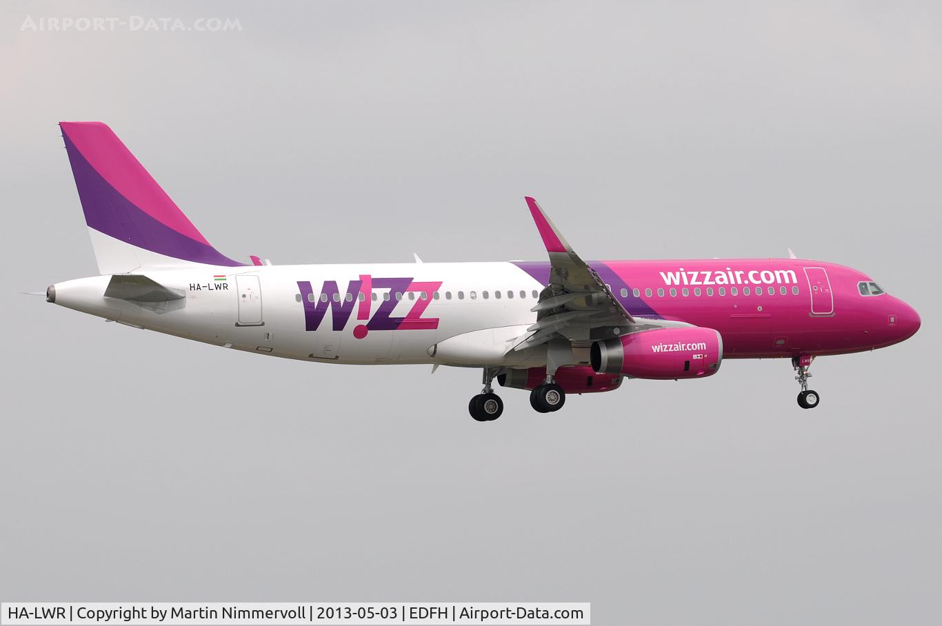 HA-LWR, 2013 Airbus A320-232 C/N 5604, Wizz Air
