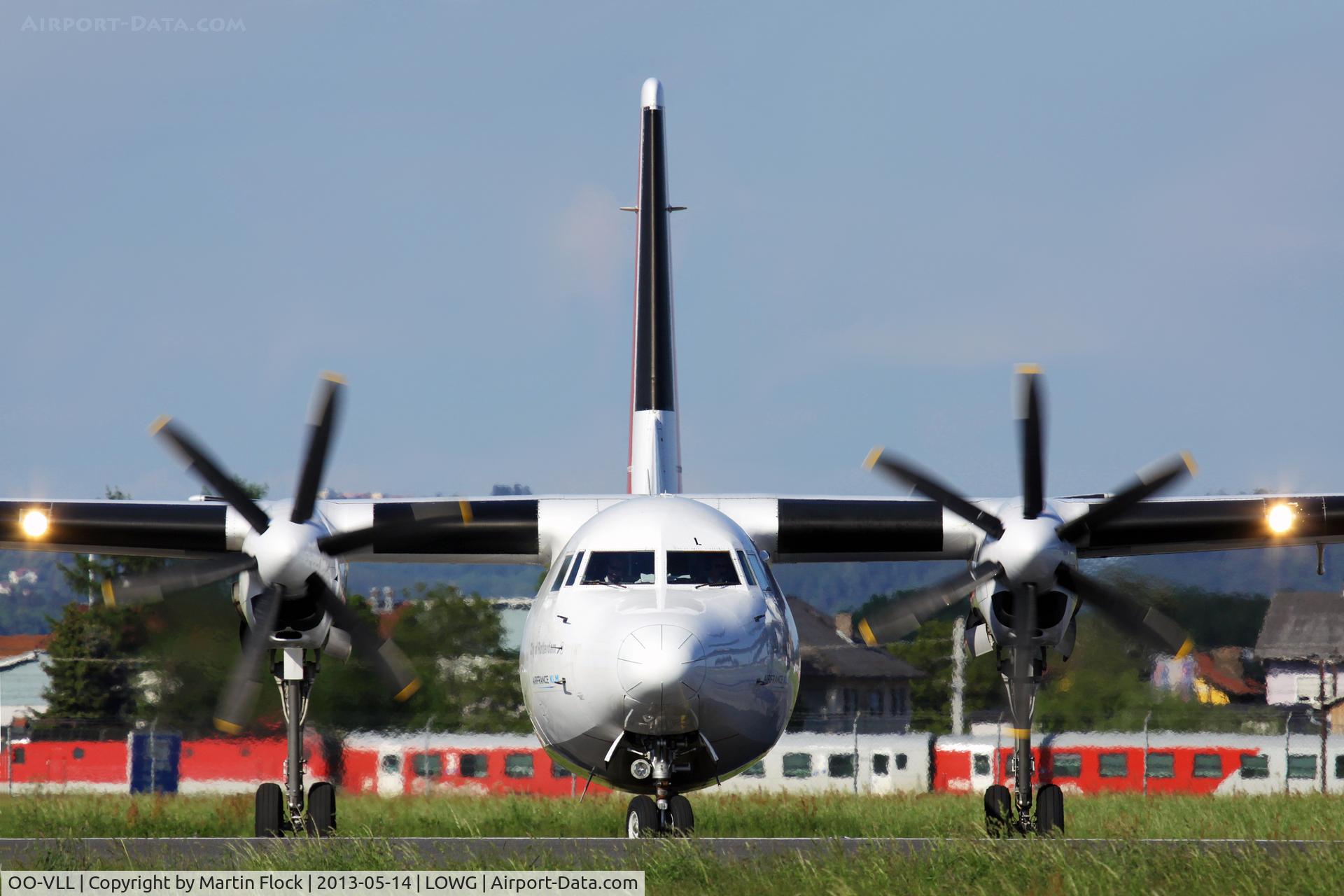 OO-VLL, 1989 Fokker 50 C/N 20144, .....