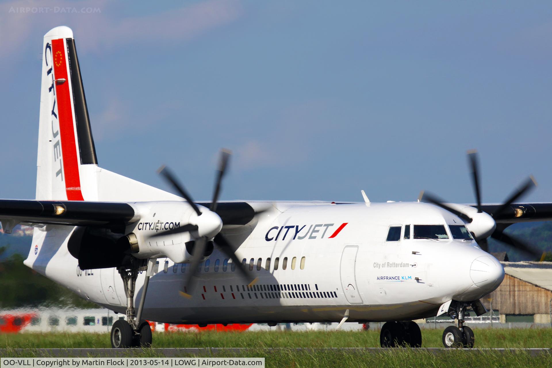 OO-VLL, 1989 Fokker 50 C/N 20144, .....