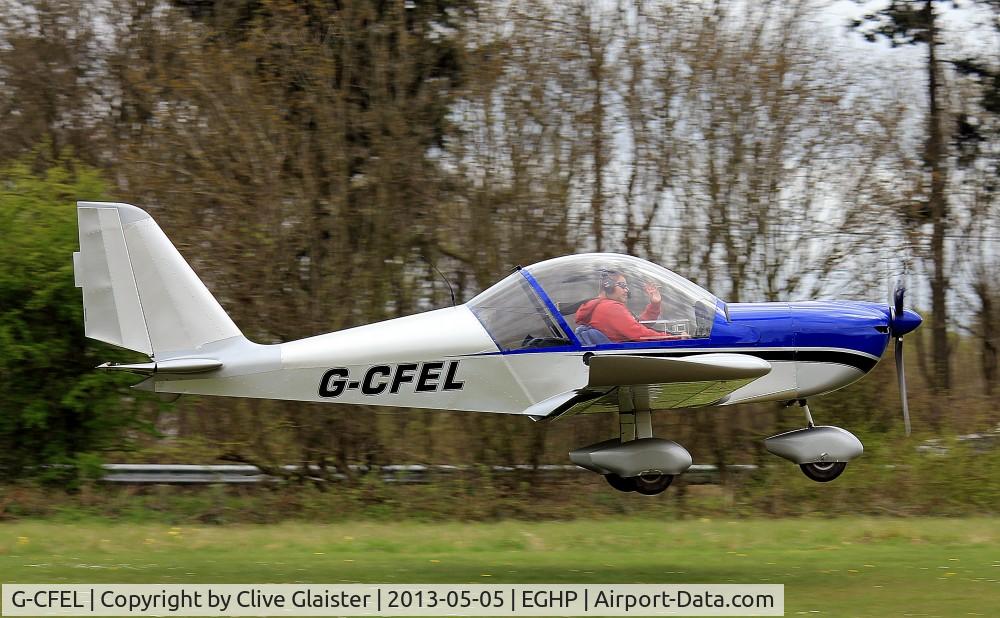 G-CFEL, 2008 Aerotechnik EV-97 Eurostar C/N PFA 315-14740, Originally owned and currently in private hands in March 2008