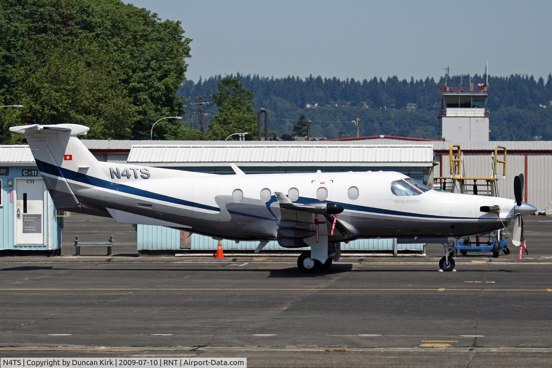 N4TS, 2003 Pilatus PC-12/45 C/N 509, Parked on the old corporate ramp