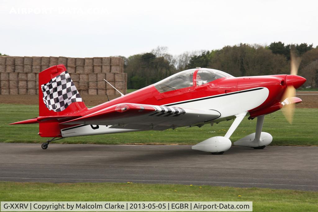 G-XXRV, 2008 Vans RV-9 C/N 90645, Vans RV-9 at The Real Aeroplane Club's May-hem Fly-In, Breighton Airfield, May 2013.