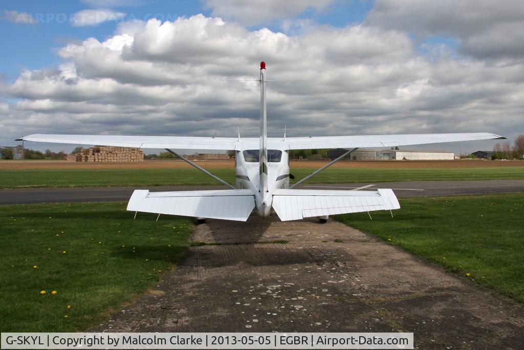 G-SKYL, 1998 Cessna 182S Skylane C/N 18280176, Cessna 182S Skylane at The Real Aeroplane Club's May-hem Fly-In, Breighton Airfield, May 2013.