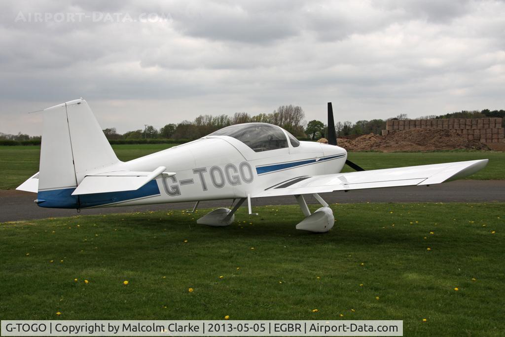 G-TOGO, 2003 Vans RV-6A C/N PFA 181A-13447, Vans RV-6A at The Real Aeroplane Club's May-hem Fly-In, Breighton Airfield, May 2013.
