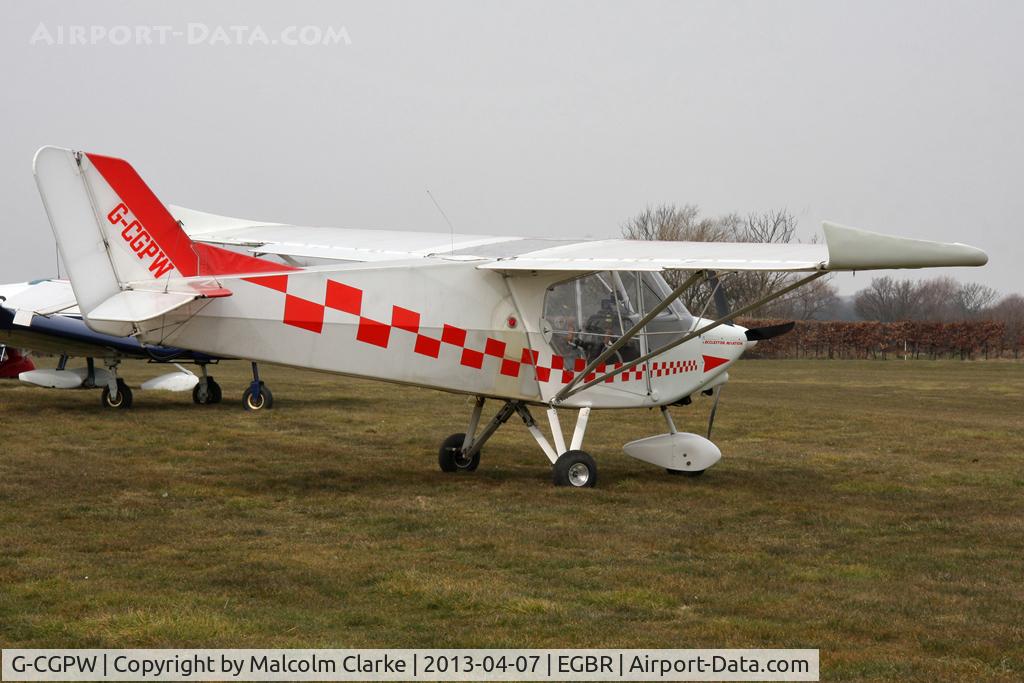 G-CGPW, 2010 Raj Hamsa X-Air Hawk C/N LAA 340-15000, X'Air Hawk at The Real Aeroplane Club's Spring Fly-In, Breighton Airfield, April 2013.