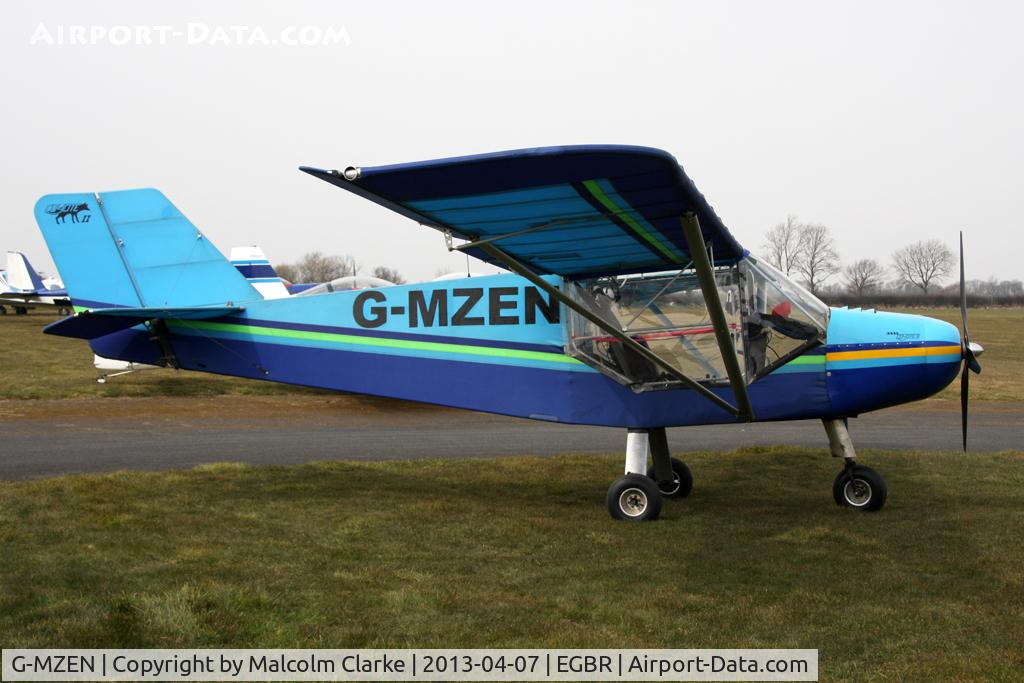 G-MZEN, 1996 Rans S-6ESD Coyote II C/N PFA 204-12823, Rans S6-ESD at The Real Aeroplane Club's Spring Fly-In, Breighton Airfield, April 2013.