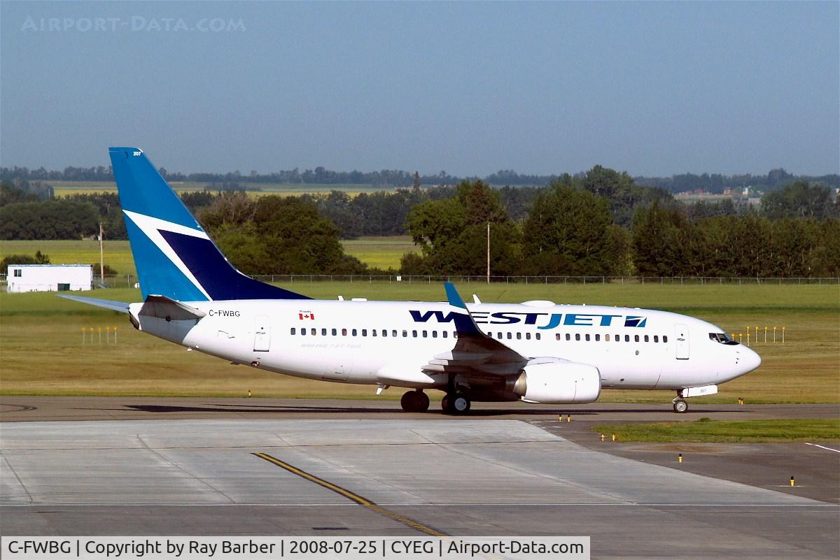 C-FWBG, 2003 Boeing 737-7CT C/N 32749, Boeing 737-7CT [32749] (Westjet) Edmonton-International~C 25/07/2008