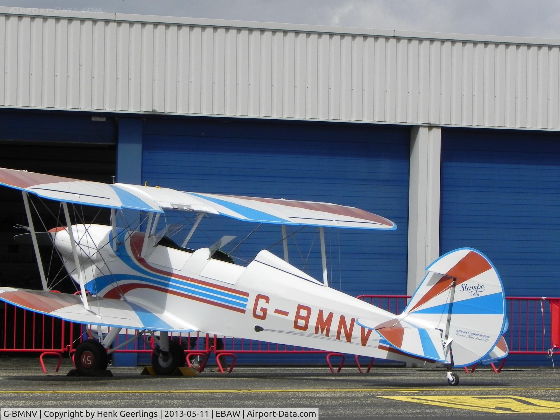 G-BMNV, 1946 Stampe-Vertongen SV-4C C/N 108, Stampe Fly In May 2013