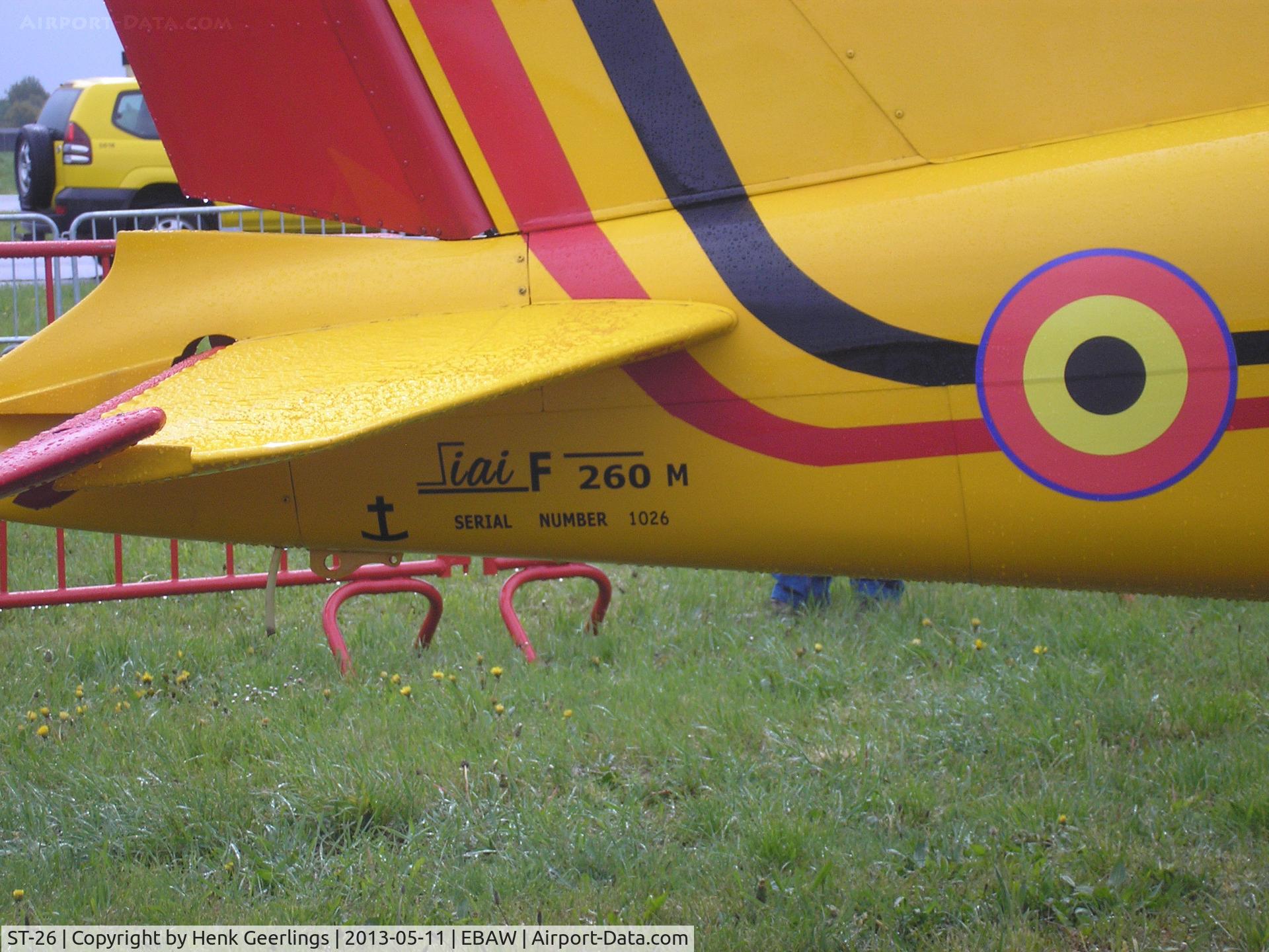 ST-26, SIAI-Marchetti SF-260MB C/N 10-26, Stampe Fly In May 2013
