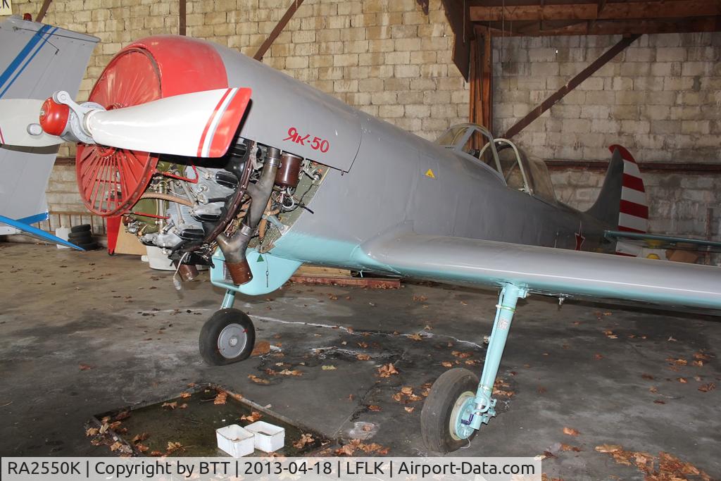 RA2550K, Yakovlev Yak-50 C/N Not found RA2550K, Stored awaiting parts