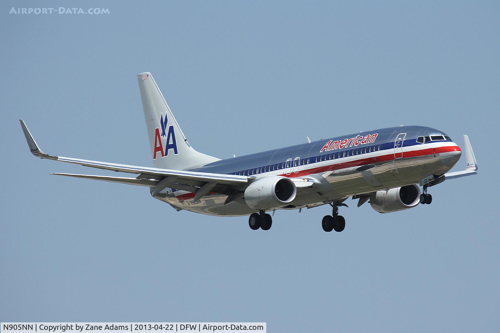 N905NN, 2012 Boeing 737-823 C/N 31156, American Airlines at DFW Airport