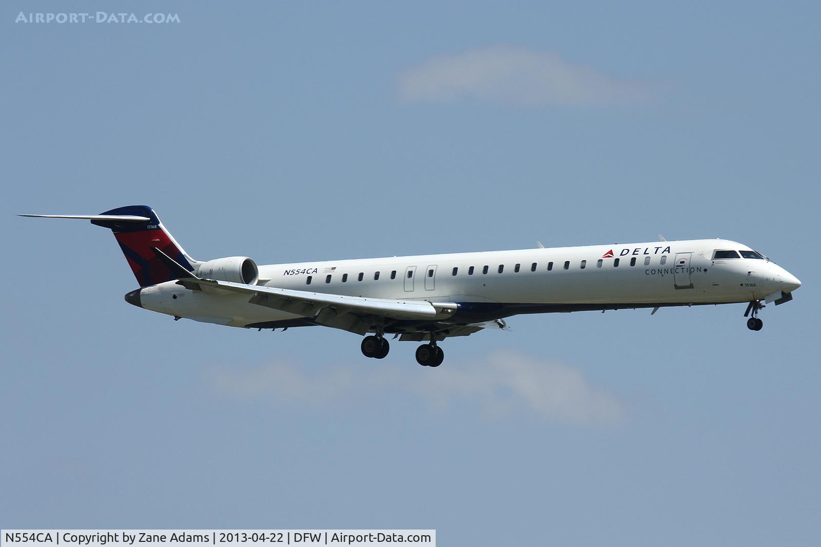 N554CA, 2008 Bombardier CRJ-900ER (CL-600-2D24) C/N 15168, Delta Airlines at DFW Airport