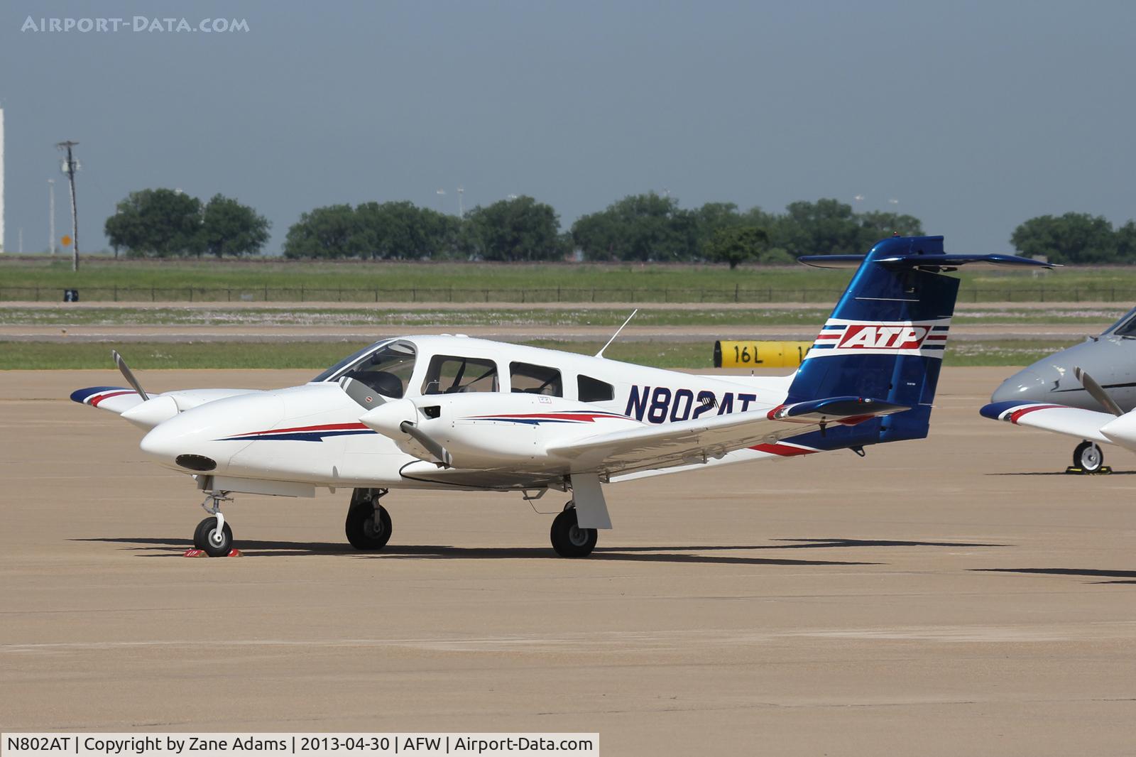 N802AT, 2013 Piper PA-44-180 Seminole C/N 4496330, At Alliance Airport - Fort Worth, TX