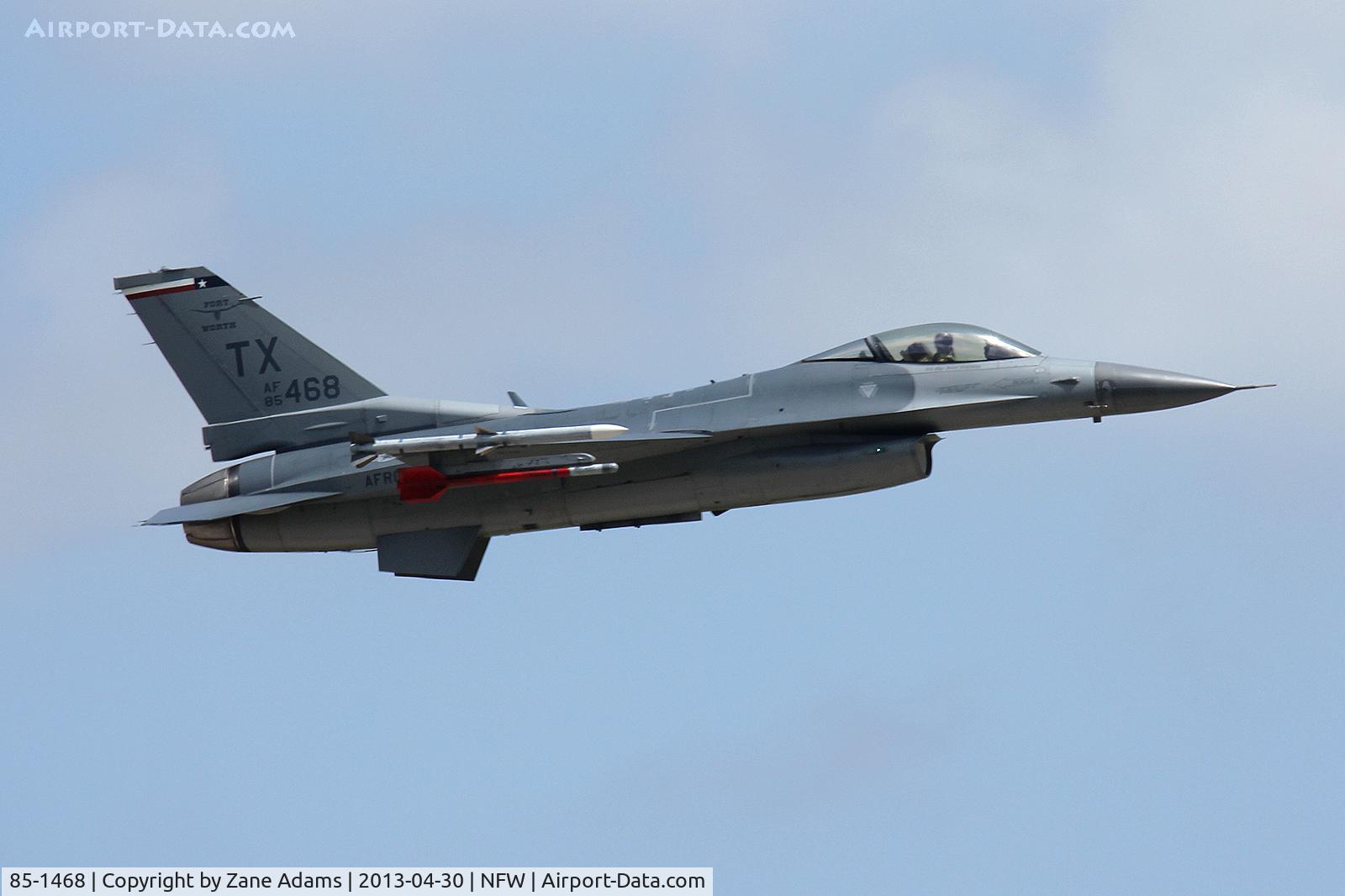 85-1468, 1986 General Dynamics F-16C Fighting Falcon C/N 5C-248, 301st Fighter Wing F-16 at NASJRB Fort Worth