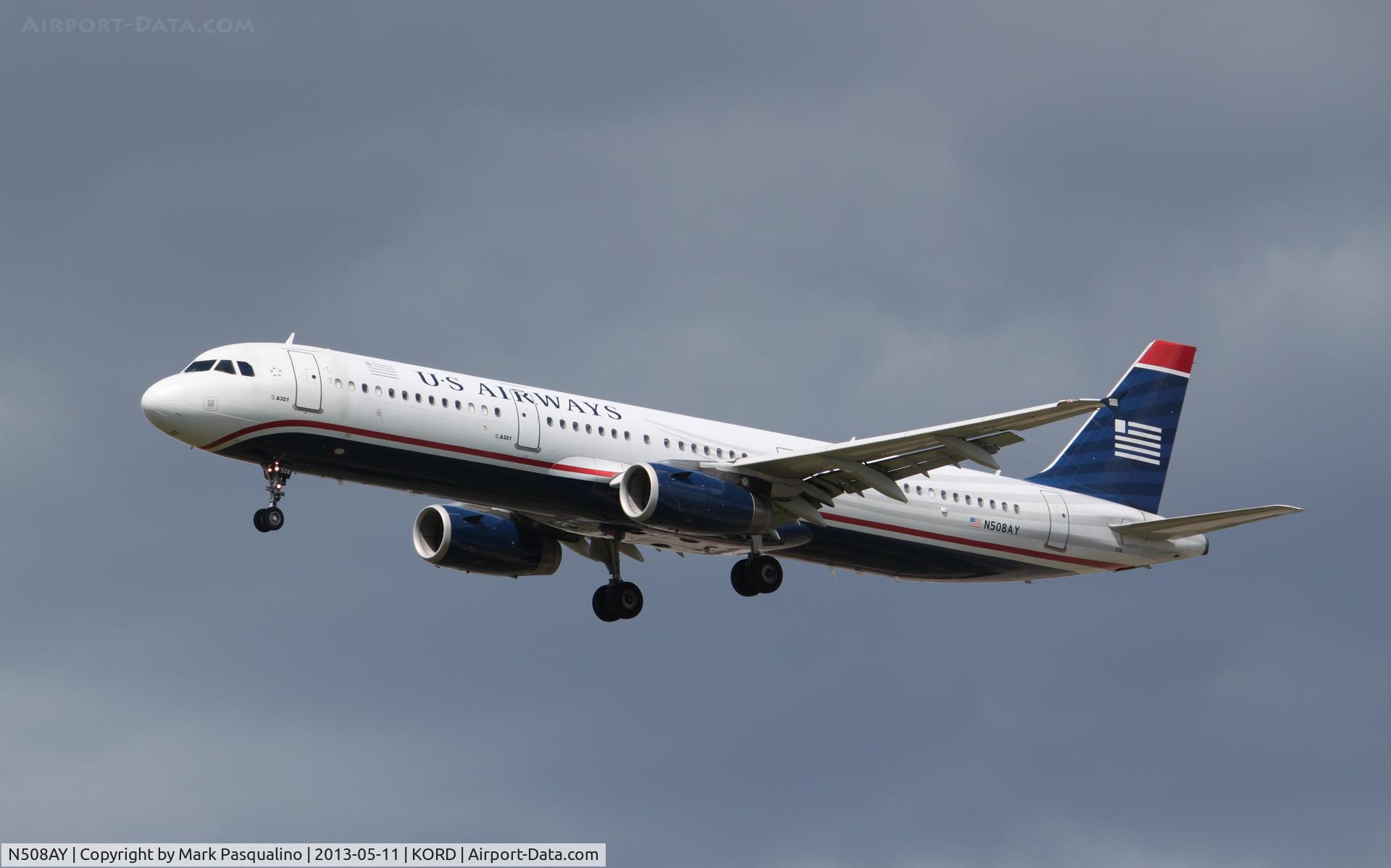 N508AY, 2008 Airbus A321-231 C/N 3740, Airbus A321