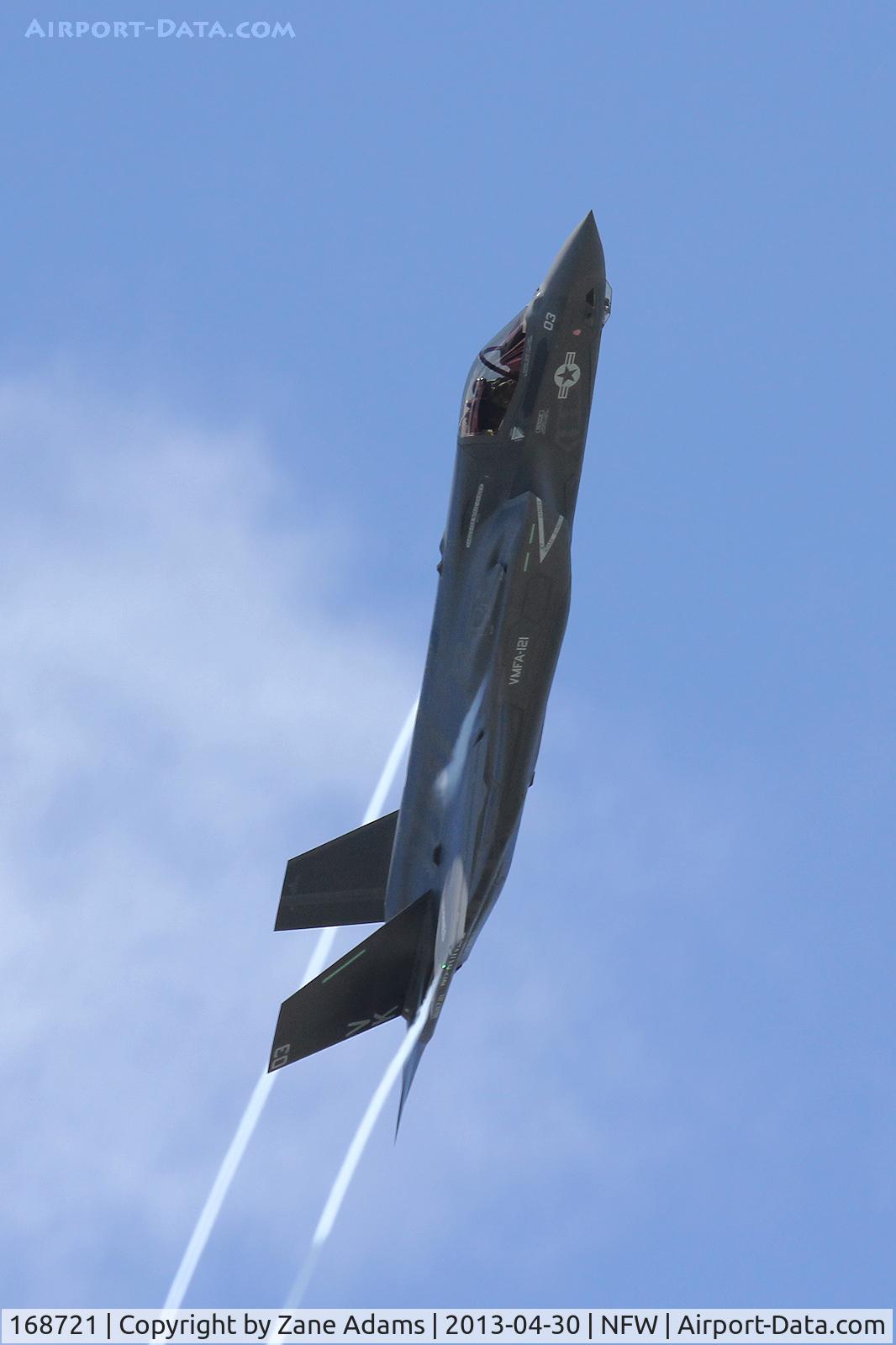 168721, 2012 Lockheed Martin F-35B Lightning II C/N BF-23, US Marine Corps F-35B test flight at NASJRB Fort Worth