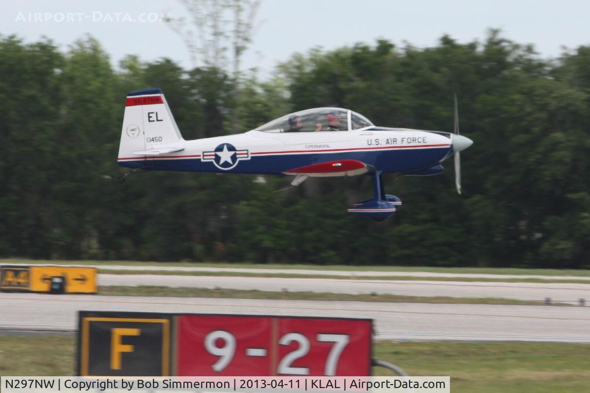 N297NW, 2003 Vans RV-8 C/N 81450, Arriving at Sun N Fun 2013 - Lakeland, FL