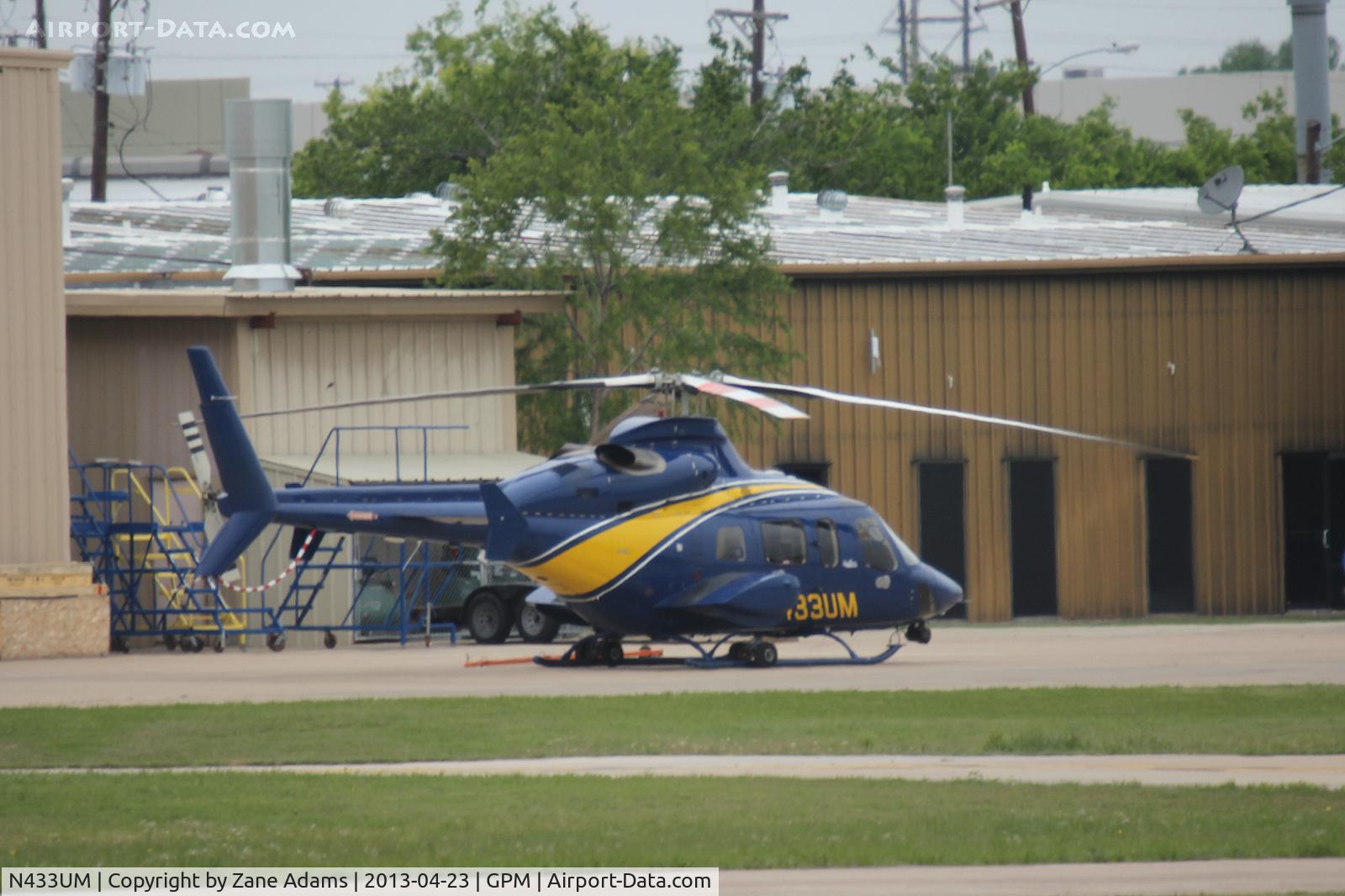N433UM, 1998 Bell 430 C/N 49047, At Grand Prairie Municipal