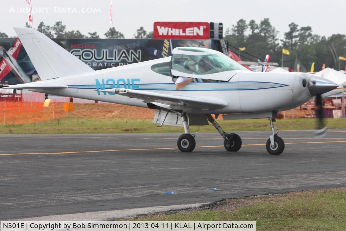 N301E, 1989 Swearingen SX300 C/N 62, Arriving at Sun N Fun 2013 - Lakeland, FL