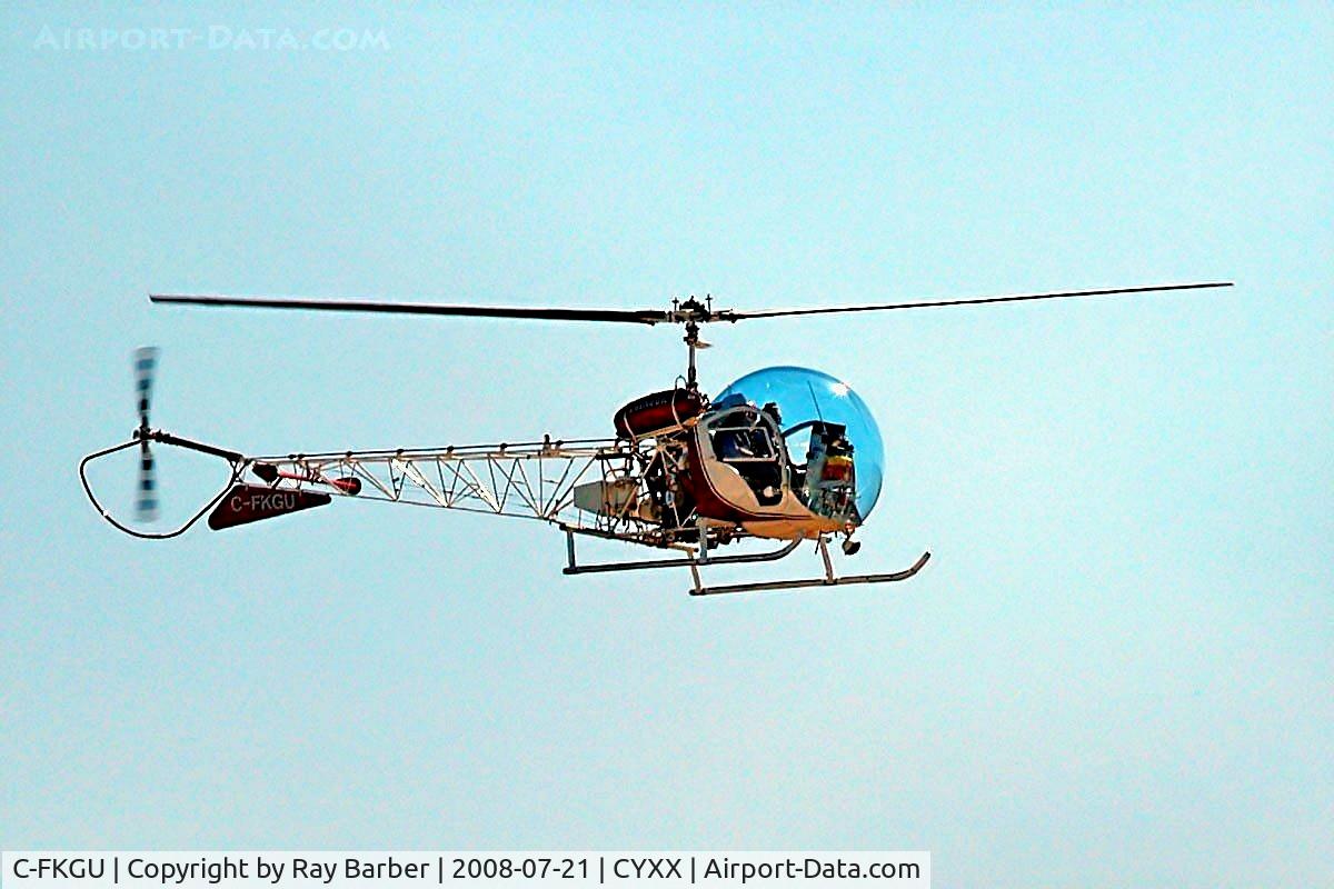C-FKGU, 1956 Bell 47G-2 C/N 2183, Bell 47G-2 [2183] (Chinook Helicopters) Abbotsford~C 21/07/2008