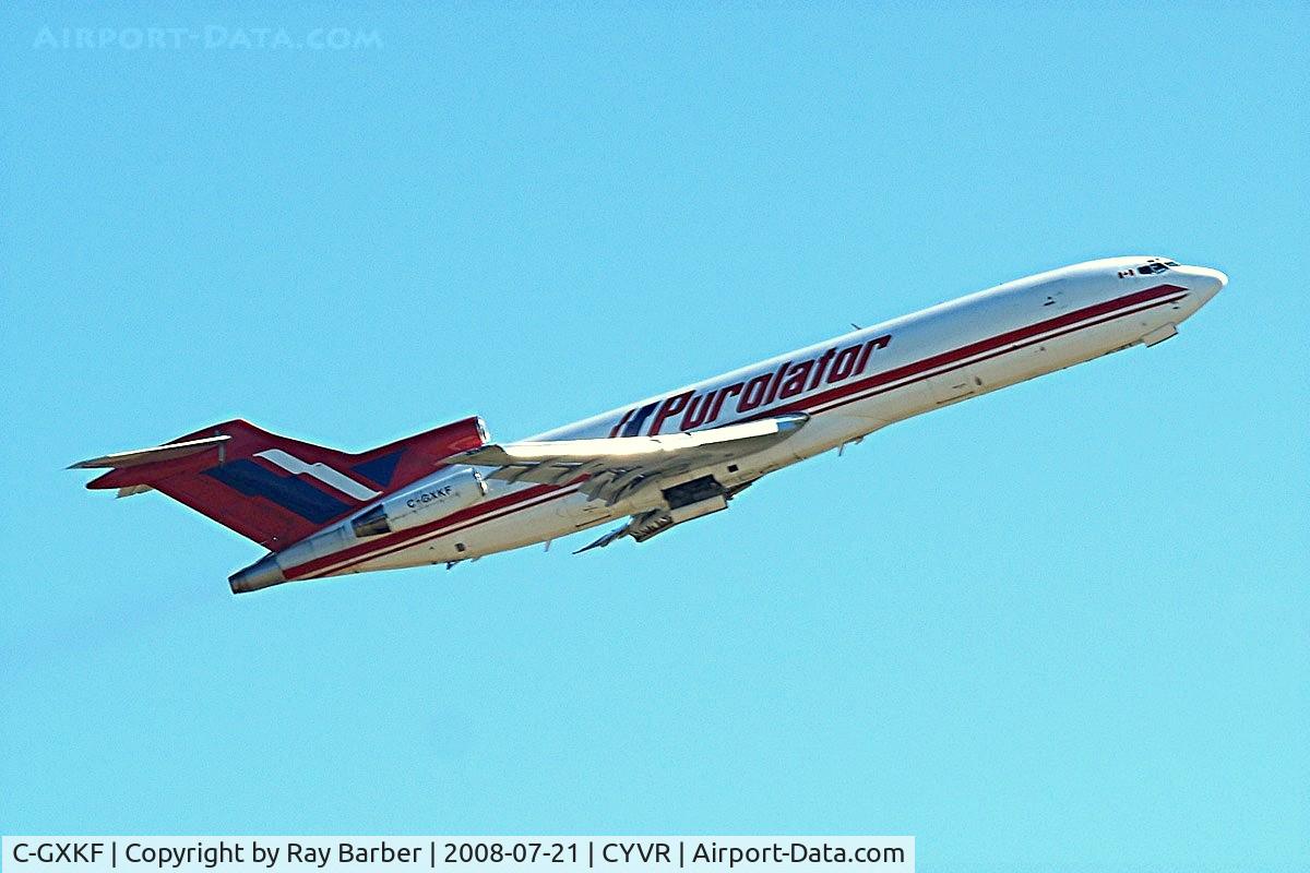 C-GXKF, 1978 Boeing 727-243 C/N 21663, Boeing 727-243F [21663] (Purolator Courier) Vancouver~C 21/07/2008